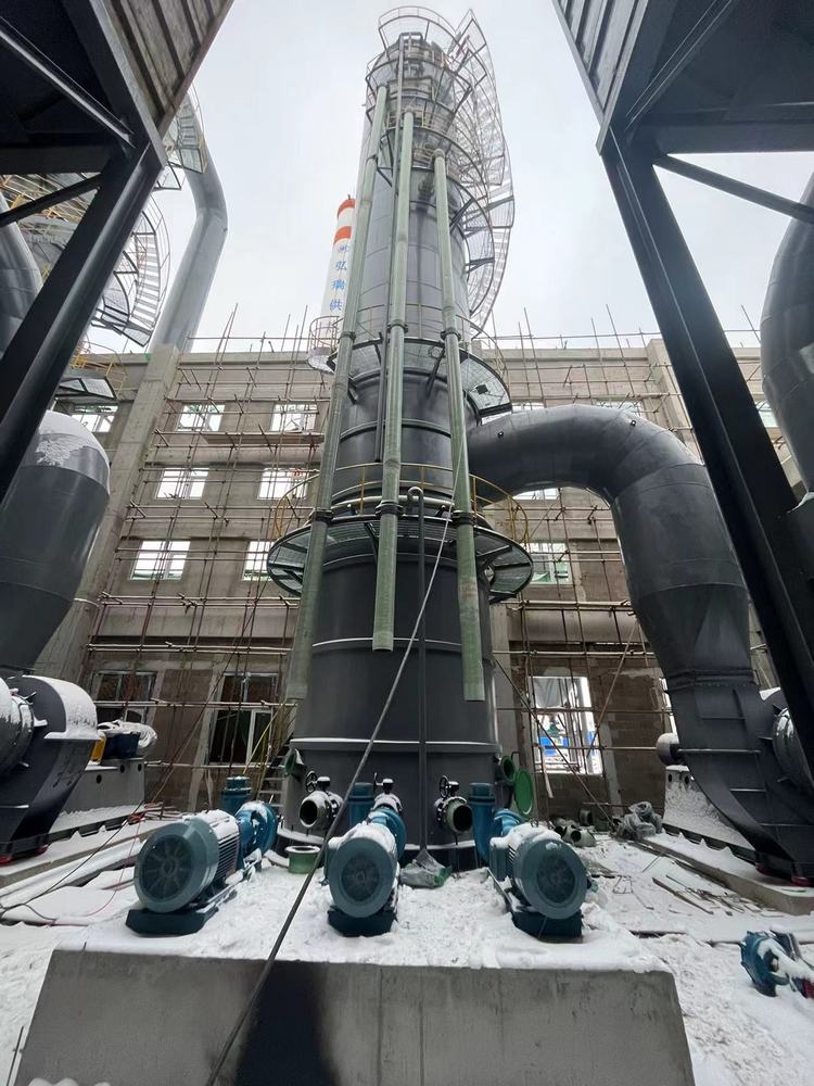 某熱力公司脫硫塔